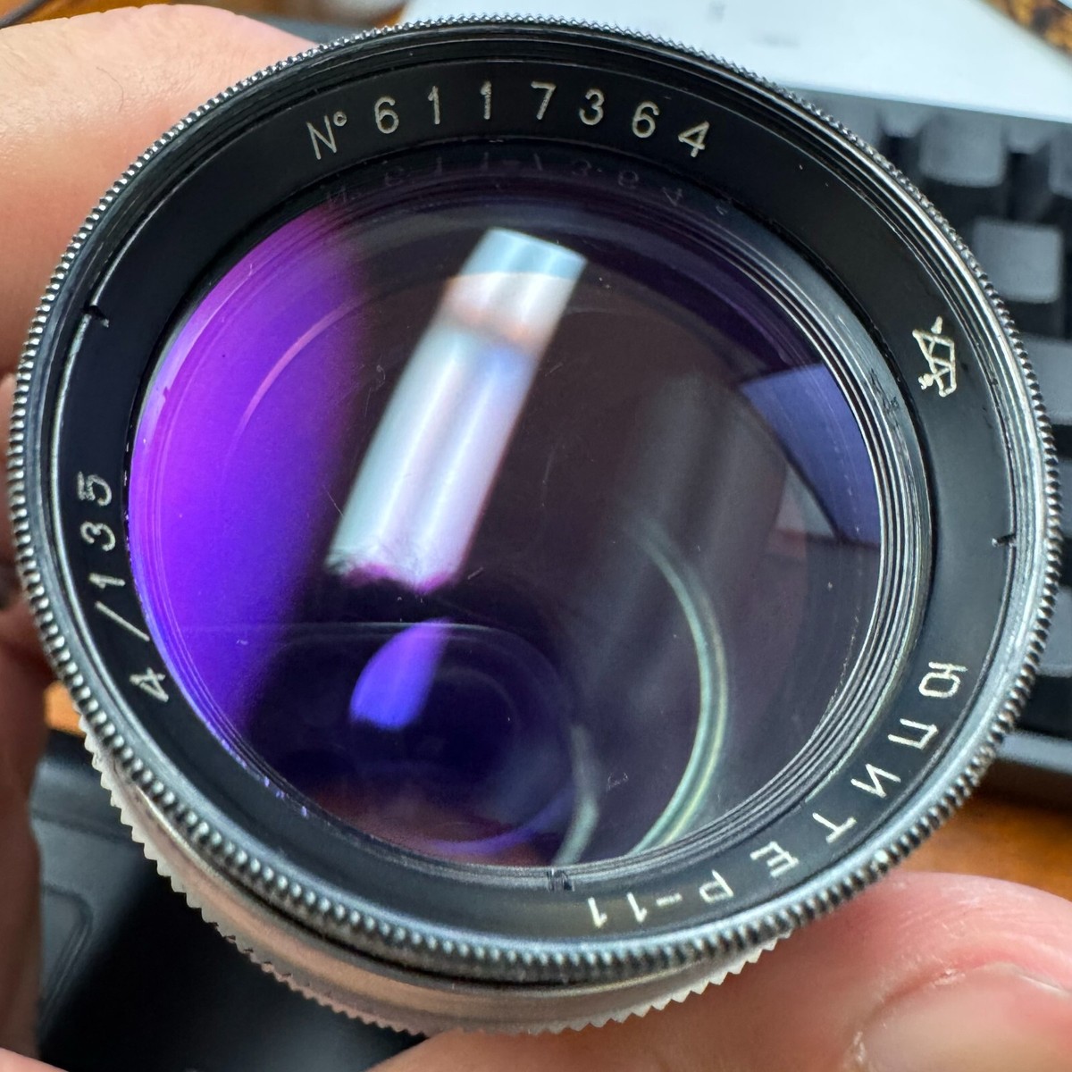 Jupiter-11 135mm F4 Case With Front And Rear Caps Lens | eBay