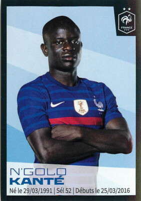 PANINI INTERMARCHE 2022 FOOTBALL TEAM DE FRANCE N°32 NGOLO KANTE ...