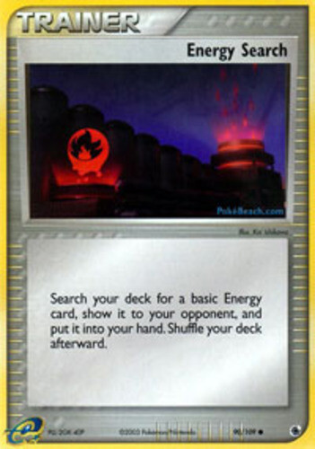 Energy Search - 90/109 - Common x1 - NM-Mint - EX Ruby and Sapphire - Picture 1 of 1