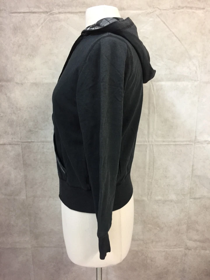 Laura Scott Women's Full Zip Hoodie Black Size S - Image 2 of 4