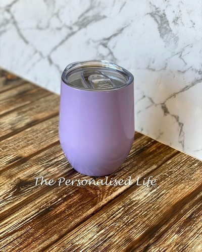 Personalised Insulated double wall stainless steel coffee wine tumbler mug 12oz - Picture 31 of 79
