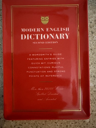 Kate Spade New York Vanity Jewelry Tray A Way With Words Dictionary Red Lenox - Picture 3 of 6