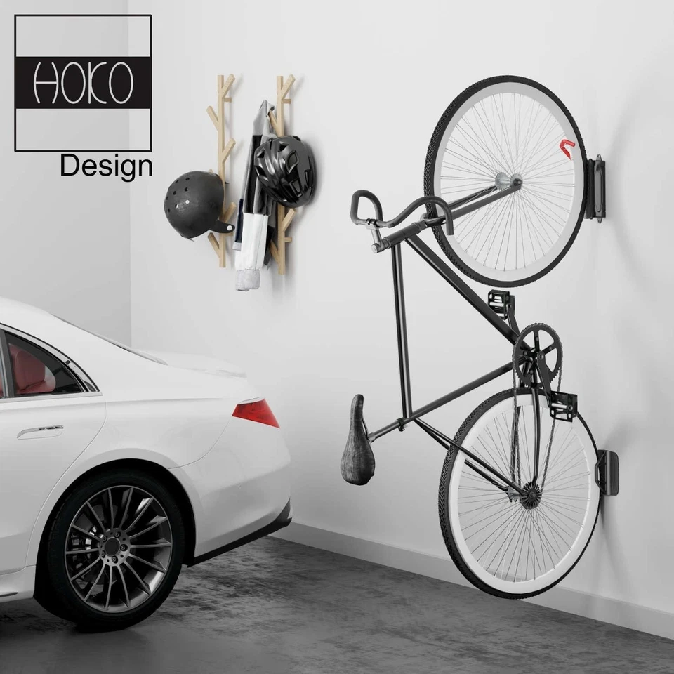 HOKO Verstellbare Fahrrad Wand Halterung/Rahmenhalter Fahrradaufhängung Fahrradhalter