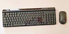 Wireless Keyboard and Mouse M.TK Model TG7201 Black