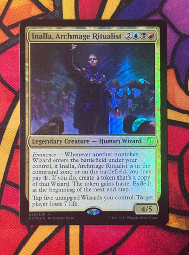 MTG - Inalla, Archmage Ritualist Commander 2017 Foil NM