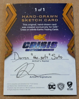 2022 Cryptozoic CZX DC Crisis on Infinite Earths Superman
