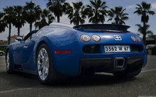 Cars auto bugatti veyron Desk Mat Stitched