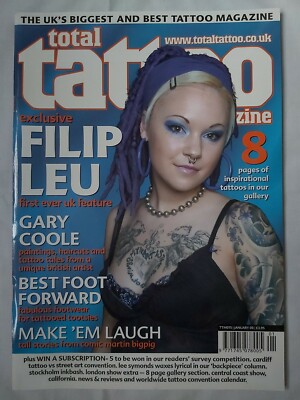 TOTAL TATTOO #15 JANUARY 2006 - FILIP LEU - GARY COOLE - MARTIN BIGPIG