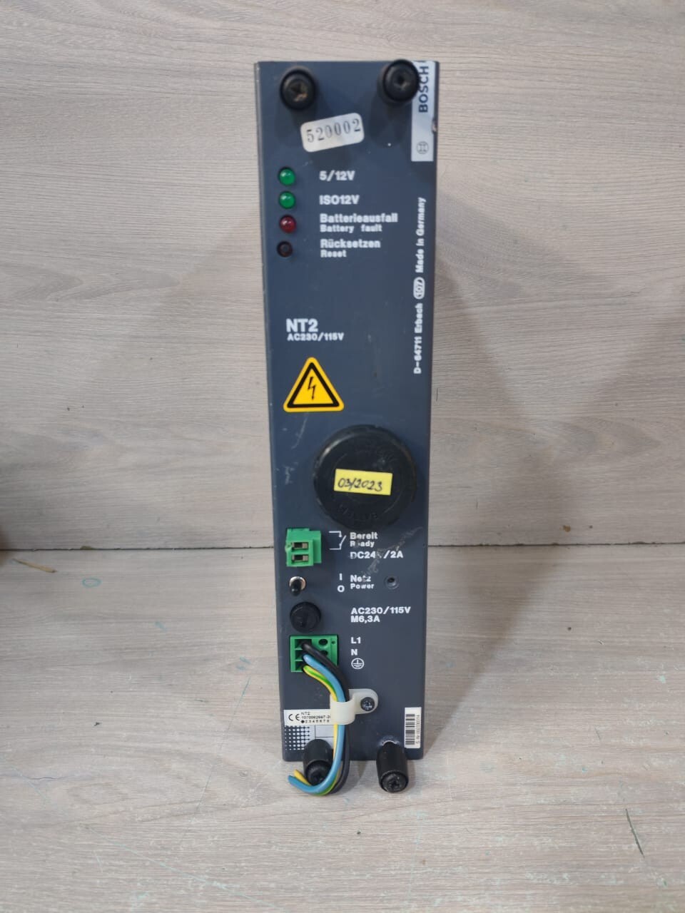 BOSCH NT2 POWER SUPPLY AC230/115V