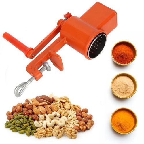 Macinino manuale schiaccia grano cereali mulino a rulli macina malto smerigliatrice multifunzione nuovo - Foto 1 di 6