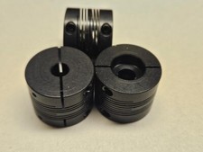 Flexible Coupling 1/2" to 1/4" 1"OD by .78" long split hub clamping-40-