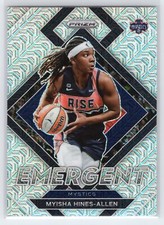 Myisha Hines-Allen - 2022 Prizm WNBA - Emergent Mojo #/25 - Washington Mystics