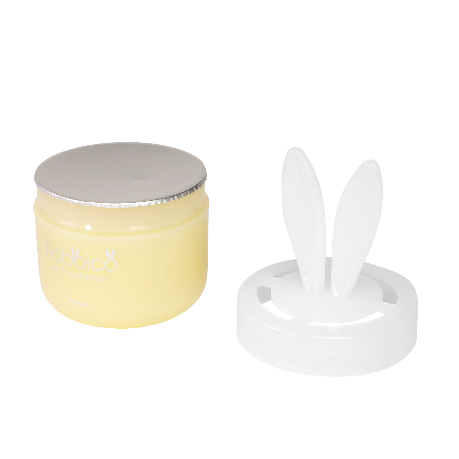 DIAX RABBICO WHITE LEMON SQUASH CAR/HOME/OFFICE RABBIT EAR GEL CAN AIR