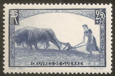N°457 Femme au Labour, neuf sans trace de charnière, très très beau - Photo 1/2