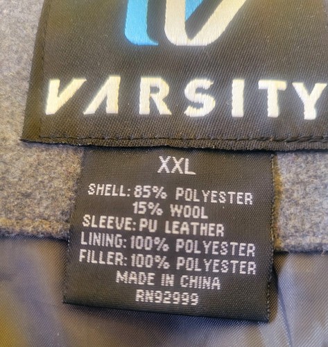 VARSITY CHEERLEADER LETTERMAN JACKET RED SLEEVES (XXL) PAC WEST NATIONAL CHAMP - Picture 7 of 10