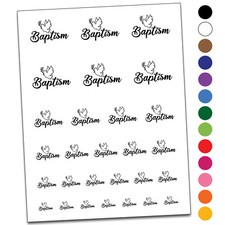 Baptism Dove Christening Temporary Tattoo Water Resistant Set