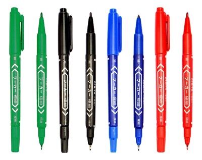 Permanent Marker Waterproof Thin Thick Tip Writing Pens Black Blue Red Cd Dvd Ebay