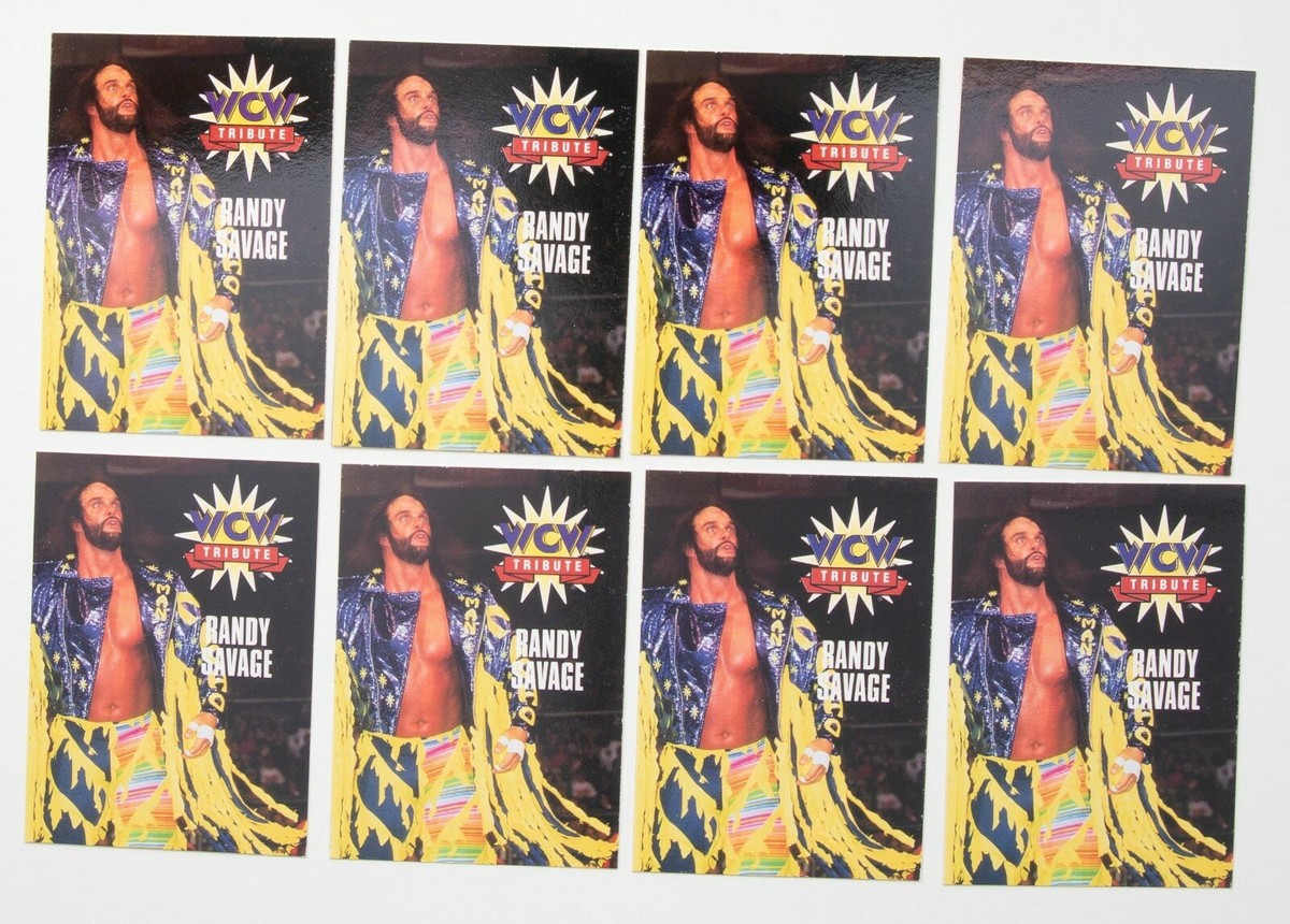 Macho Man Randy Savage 1995 Cardz WCW Main Event Tribute Card #72
