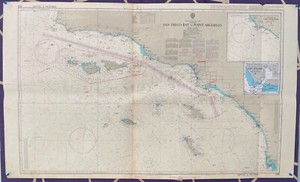 Admiralty 899 US-West Coast California San Diego Bay-Point Arguello Vintage Map