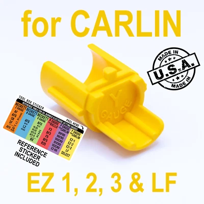 TEKFORCE Yellow Y Electrode Setting Gauge for CARLIN EZ1 EZ2 EZ3 LF SELECT not Beckett z