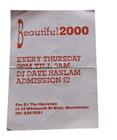 Intastella Hacienda FAC 51  Beautiful 2000 DJ Dave Haslam Ticket