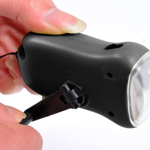 Dynamo Flashlight Torch Rechargeable for Outdoor Camping Climbing Hiking #g - Picture 7 of 10