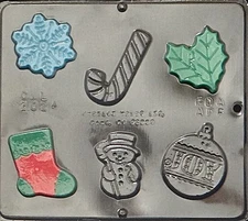 Christmas Assortment Chocolate Candy Mold Christmas 2024 NEW