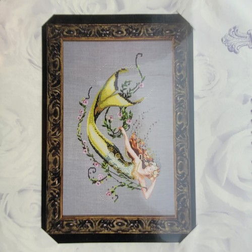 260 Mirabilia ‘Emerald Mermaid’ MD-77 cross stitch full kit 14x8” - Picture 4 of 4