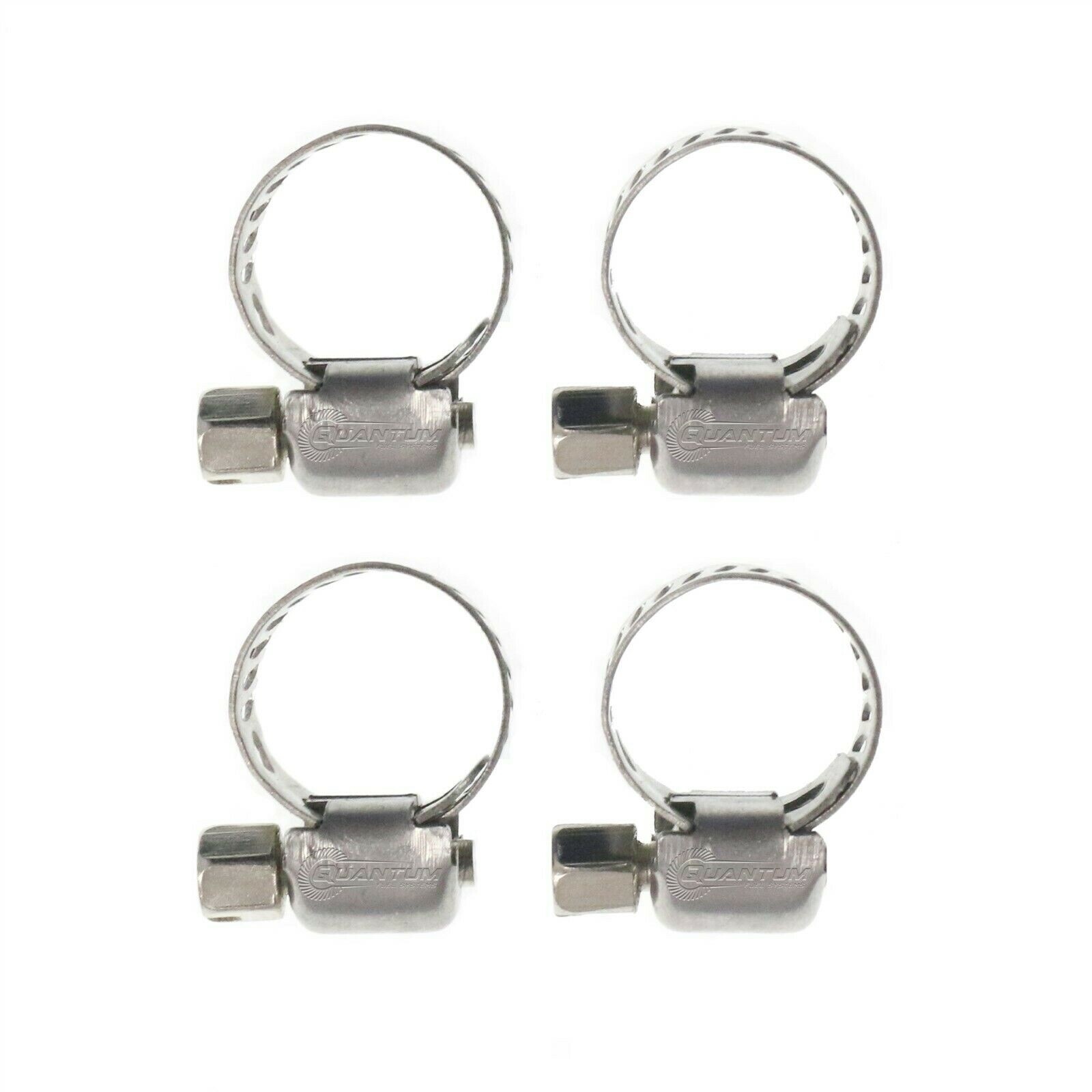 QFS Stainless Steel Worm Gear Hose Clamps for 5/16" EFI Fuel Hose [QTY