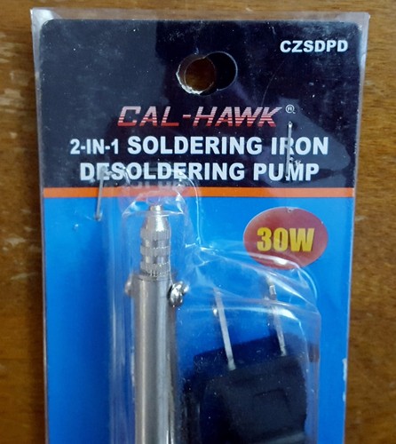 2-IN-1 Lötkolben mit Entlötpumpe Elektronik Reparatur Draht Schweißen 30W - Bild 5 von 10