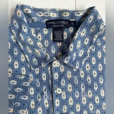 Daniel Cremieux Collection Men's XL Retro Thick 100% Cotton Short Sleeve Polo