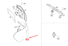 MERCEDES-BENZ GLB X247 Rücklicht hinten rechts außen A2479064400 NEU ORIGINAL