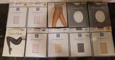 Lot of 10 Vintage Pantyhose, Hosiery, Christian Dior, Givenchy, Calvin Klein,New