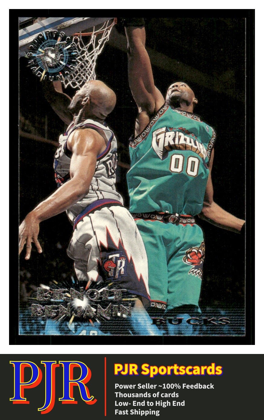1995-96 Stadium Club #287 Benoit Benjamin Milwaukee Bucks
