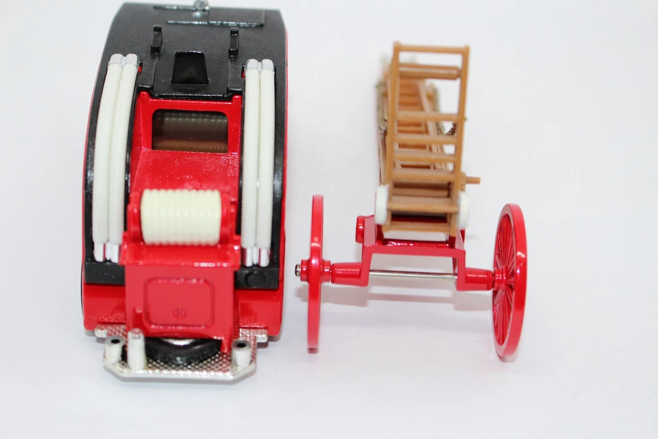 my895, Matchbox MoY 1936 Leyland Cub FK-7 Fire Engine Feuerwehr OVP Neuwertig Sp - Bild 2 von 4