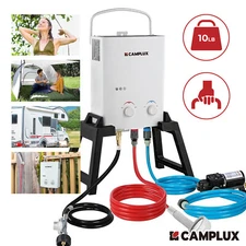 Camplux Portable Gas Water Heater Stand & Carry Bag Outdoor Shower Pump Optional