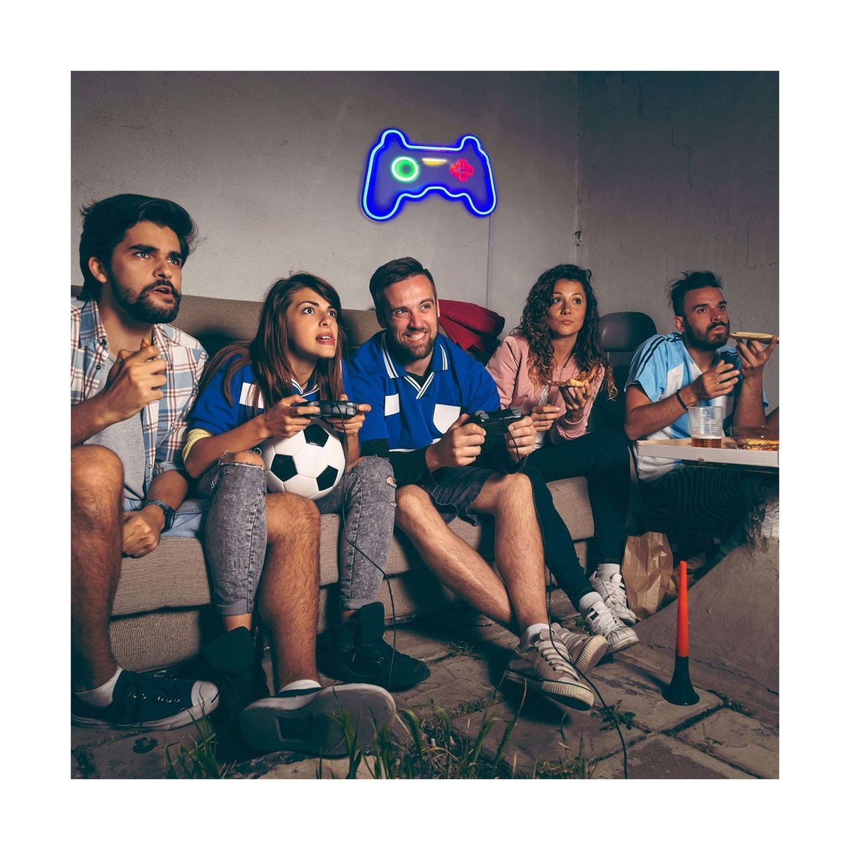 LED Game Neon Sign Gamepad Shape LED Sign Light Gamer Gift for