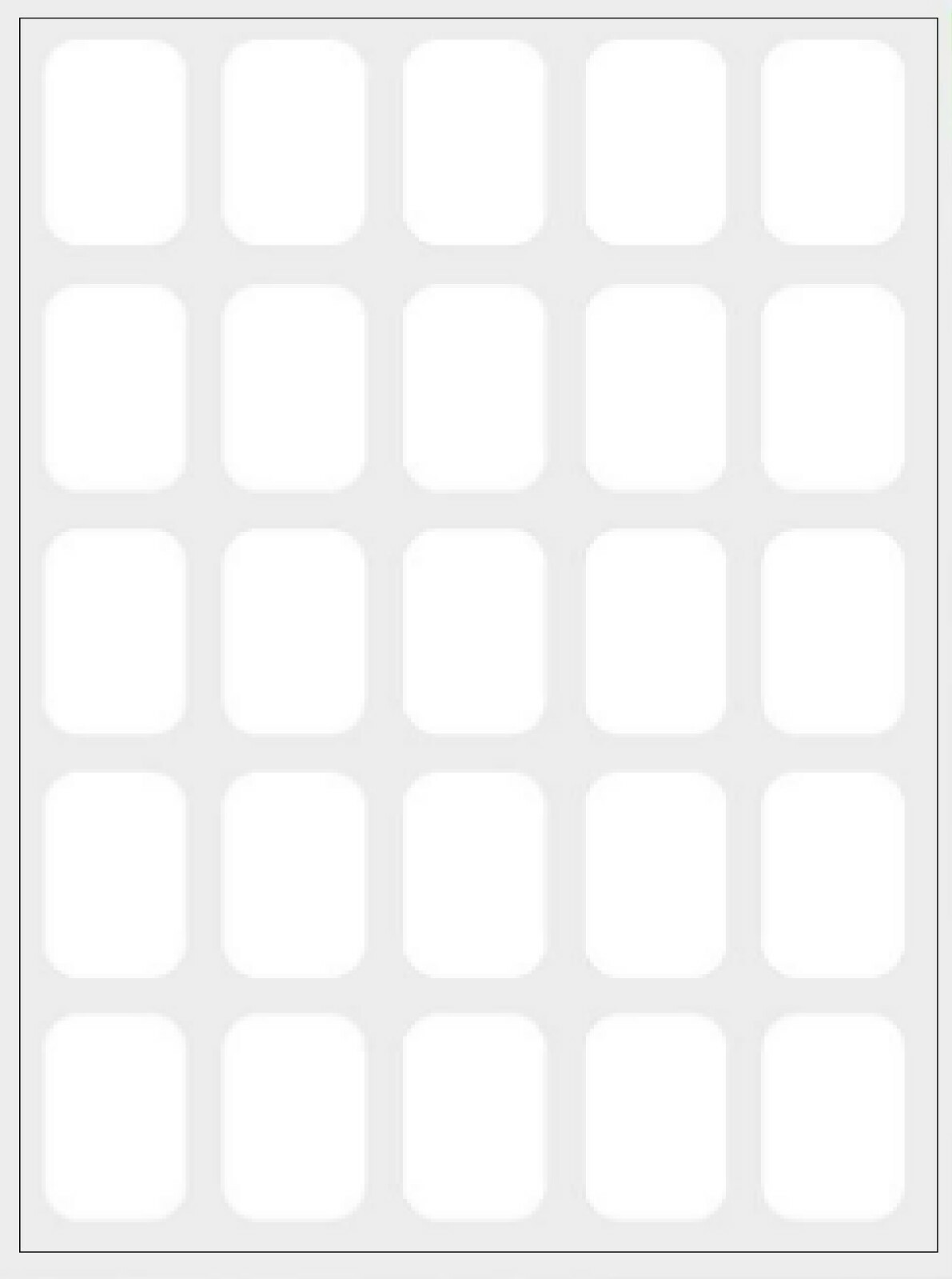 350 Small White Sticky Labels 18 x 12mm Price Stickers Tags Blank Self