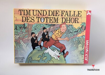 Tim und die Falle des Totem Dhor - Tim und Struppi Brettspiel Gesellschaftsspiel