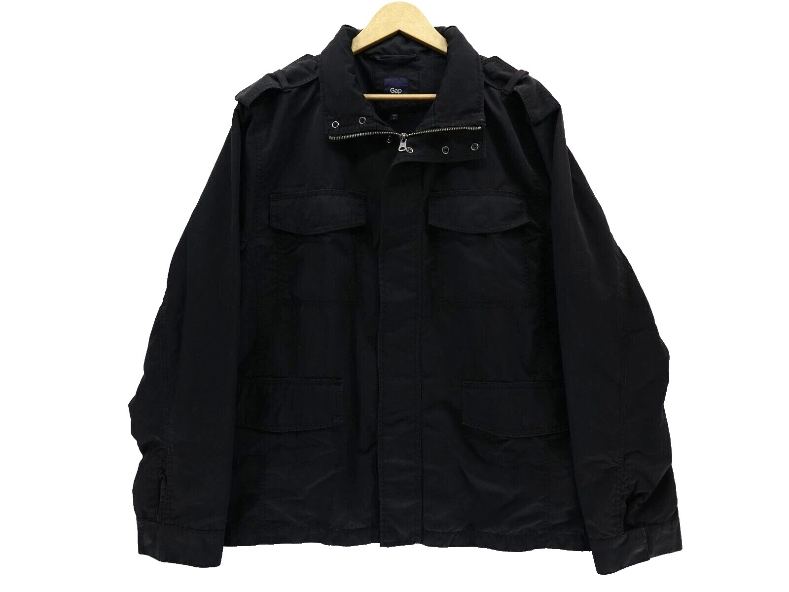 Rompevientos Negro Gap abrigos, chaquetas y chalecos para hombres