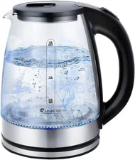 Electric Kettle with Auto Shut-Off, Boil Dry Protection, LED Light & Fast Boil