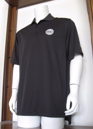 L Mens ADIDAS Climalite Detroit Pistons Short Sleeve Polo Shirt Black Sewn NWT