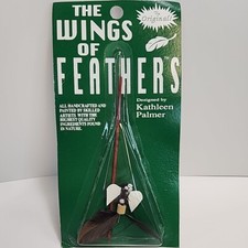 The Wings of Feathers Dragonfly Kathleen Palmer Hancrafted Handpainted NEW