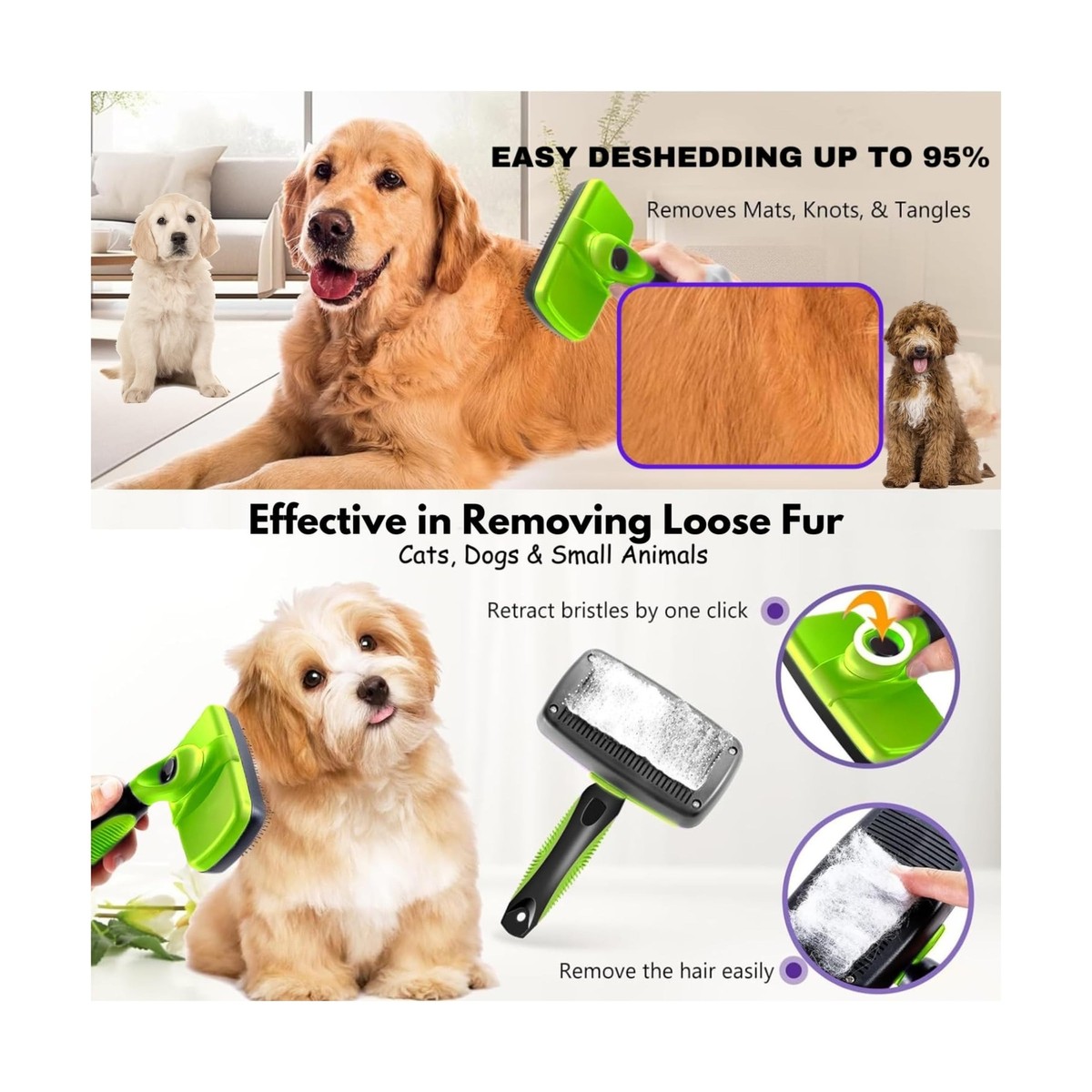 Retriever Grooming Golden Retriever Shedding Brush Undercoat Rake