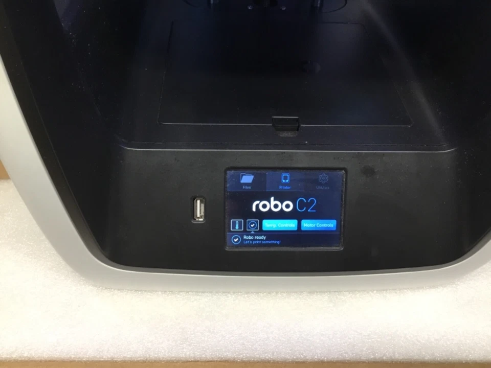 Robo C2 3D Printer A1-0007-000 WiFi USB .STL 5x5x6” As Great Conditio  “ READ “” - Image 2 of 4