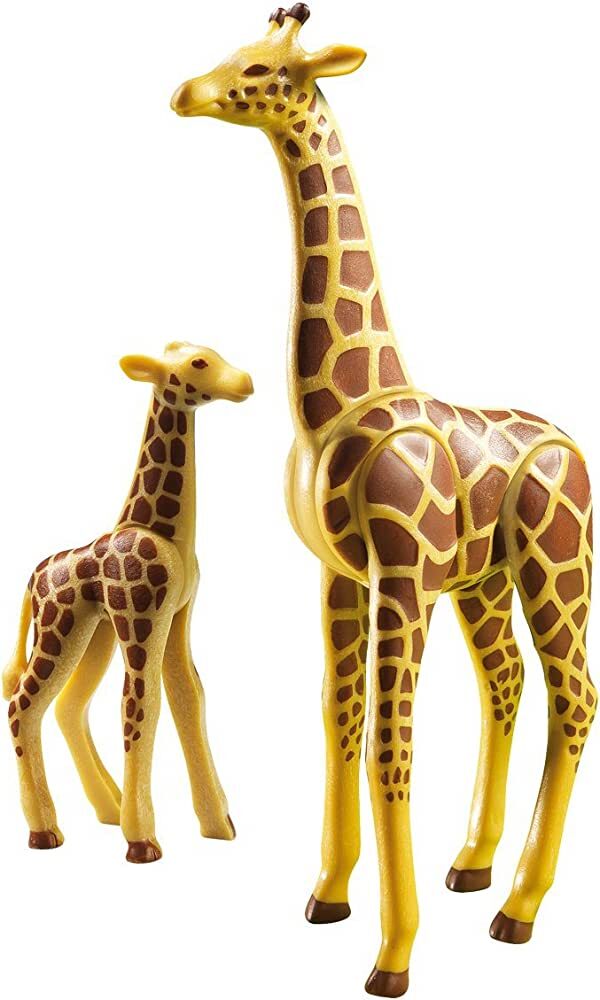 Jouet Playmobil Girafe Pour Safari Et Zoo - Figurine Animal Détail Réaliste