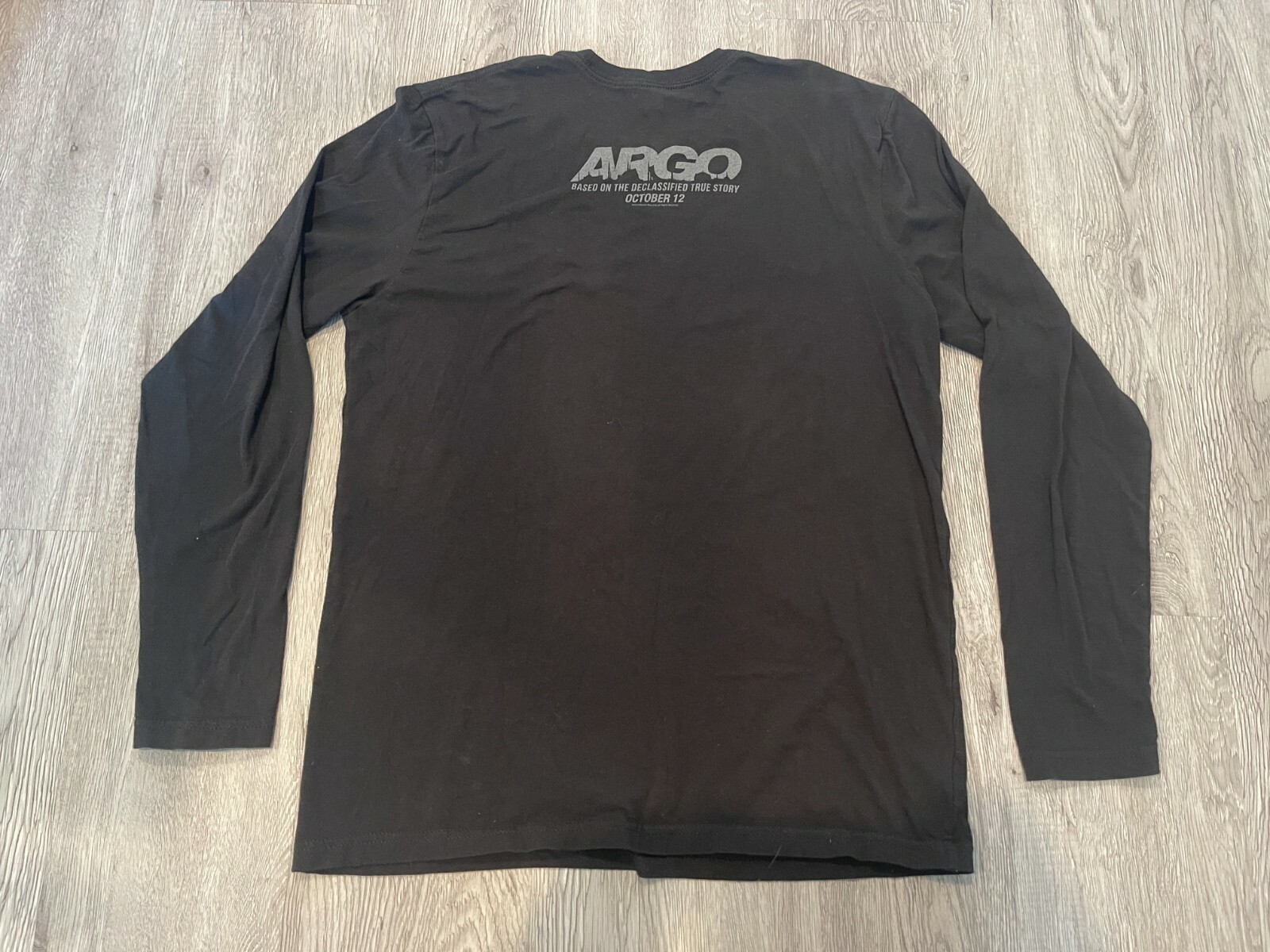 Rare VTG Warner Brothers 2012 Argo Long Sleeve Mens P… Gem