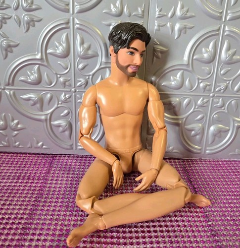 Nude Hybrid Barbie Ken with Beard, Fashionista #227 Made to Move Body, For OOAK - Bild 2 von 13