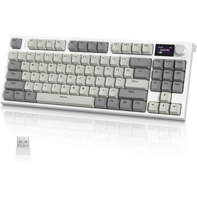 ATTACK SHARK K86 75% Mechanische Gaming Tastatur Kabellos 2,4G Wireless/BT/USB-C