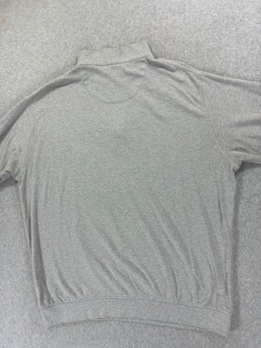 Peter Millar Crown Sport 1/4 Zip Golf Pullover (Men's XL) Gray - Picture 13 of 13